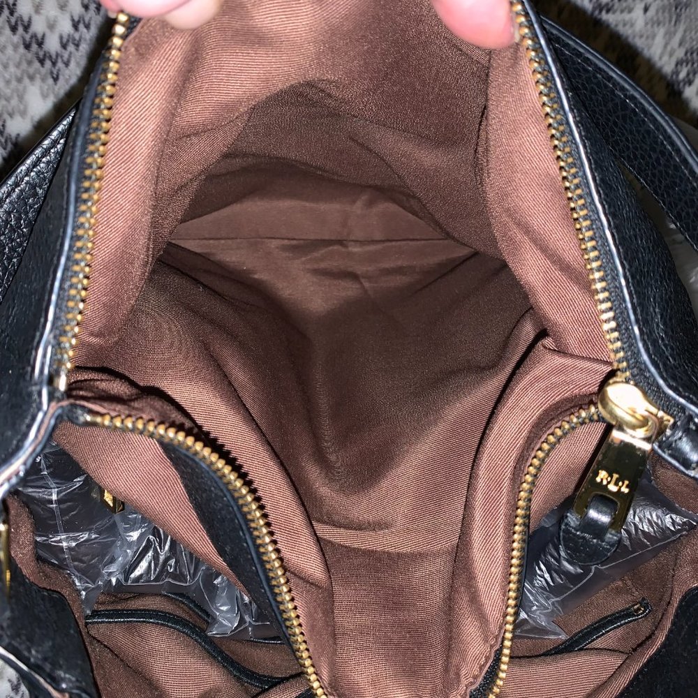 Ralph Lauren  Leather Hobo Shoulder Bag - Picture 10 of 16